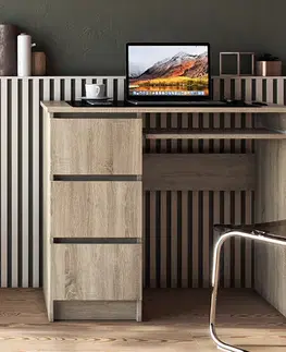 NABBI Celita pc stolík dub sonoma