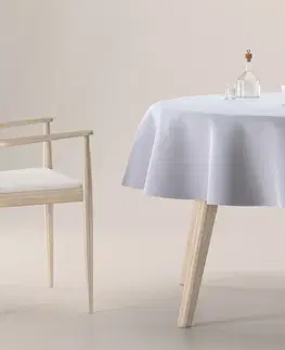 Dekoria Obrus okrúhly, Lysegrå, Velvet, 704-24