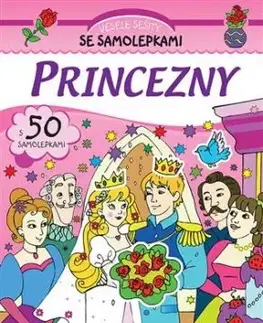 Princezny - Veselé sešity se samolepkami