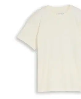 Detské oversize tričko s potlačou vzadu Tom Tailor, wool white