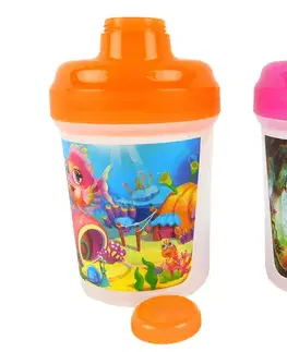 TVAR - Fľaša plast 300ml/450ml dekor detský motív rôzne motívy
