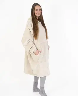 MKLozkoviny.sk Baránková mikina mikroplyš – Laura prírodná veľkosť L