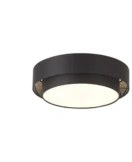 Moderné stropné svietidlo čierne 50cm 3-svetlé - Drum Duo