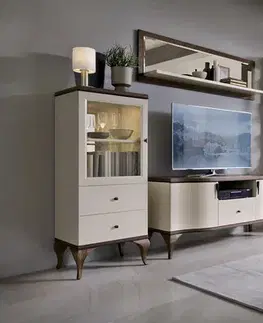 TARANKO Lagos LA-2D rustikálna dvojdverová šatníková skriňa kašmír Lagos / dub Lagos