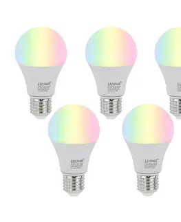 Sada 5 ks E27 Stmievateľné LED žiarovky A60 Opal 9W 806lm 2700-6500K
