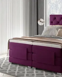 CEDRIK 15 polohovacia posteľ 140x200, Mat Velvet 68