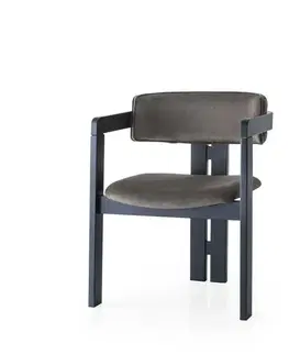 Jedálenská stolička CO Anthracite and Black