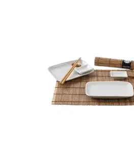  Japonský sushi set pre dvoch - hnedý