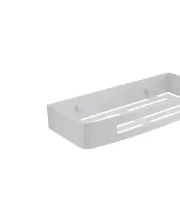 Gedy - Nástenná polica do sprchy SMART 30x12,8 cm biela 241702