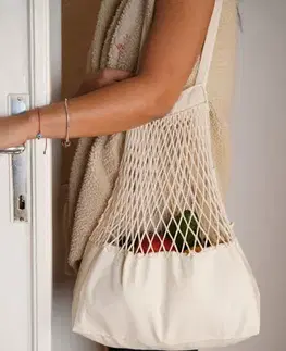 Net Bag File Big - Natural Beige
