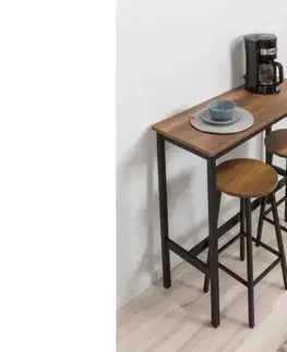 Bar Table & Stool Set (3 Pieces) Mola Set 100 - Barok Black
