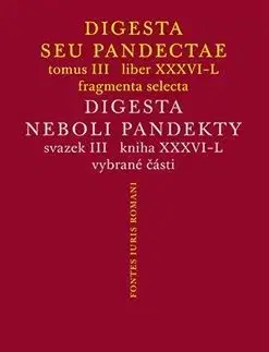 Digesta seu Pandectae III / Digesta neboli Pandekty III - Michal Skřejpek