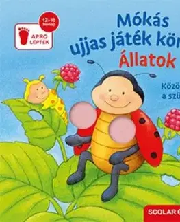 Mókás ujjas játék könyv - Állatok - Sandra Grimm