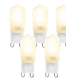 Sada 5 LED žiaroviek G9 CUTE PC 2W 200lm 2700K