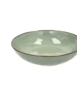 Dekoria Hlboký tanier Gelato ⌀21cm green, 21 x 5,5 cm 