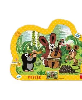 Puzzle Krtko muzikantom 25 Dino