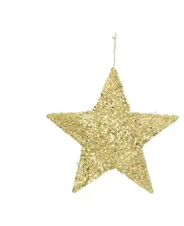 Dekoria Dekorácia Golden Star 25cm, 25 x 1 cm