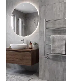 Mario-Radiators Kúpeľňový rebríkový radiátor CLASSIC 102W/230V 50x53 cm nerez/lesklý chróm 1.1.0101.01.P