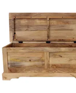 Truhlica Guru 120x45x45 z mangového dreva