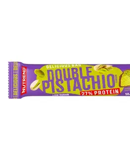 Nutrend Delicious Bar 50g double pistácie v mliečnej čokoláde