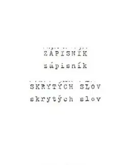 Zápisník skrytých slov - Barbora Piešová