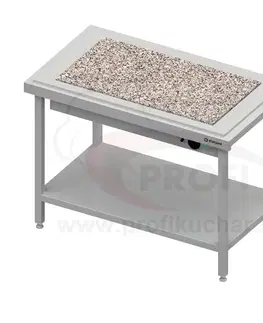 Ohrevný výdajný stôl s granitom na 2x GN1/1
