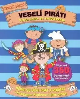 Veselí piráti velka kniha so samolepkami
