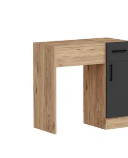 Kozmetický stôl Inci Anthracite