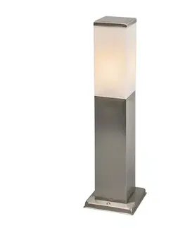 Inteligentná vonkajšia lampa 45 cm oceľ vrátane Wifi P45 - Malios