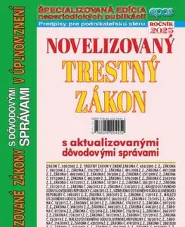 Novelizovaný Trestný zákon 11/2025
