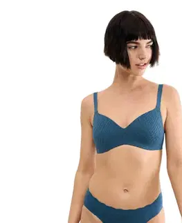 Podprsenka sloggi ZERO Feel Bliss THE UP Tshirt Bra, dymová modrá