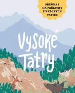 Vysoké Tatry - preukaz na pečiatky (modrá obálka)
