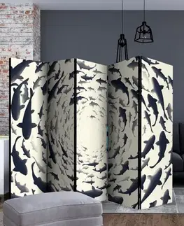 Paraván Fish Swirl Dekorhome