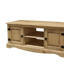 TV stolík 2 dvere CORONA vosk