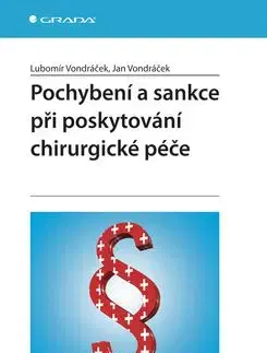 Pochybení a sankce při poskytování chirurgické péče - Jan Vondráček, Lubomír Vondráček