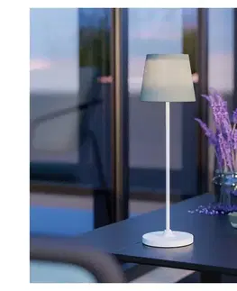 Eglo 75936 - LED stmievateľná nabíjacia stolová lampa LEONERO LED/3,8W/5V 2000 mAh biela/zelená 75936