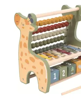 2Kids Toys - Drevené multifunkčné počítadlo Žirafa 2D98158