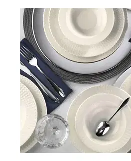  24-dielna jedálenská sada, biela/porcelán 710KTP2471