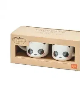 Legami Espresso hrnček pre dvoch Panda HOME SWEET HOME - Legami