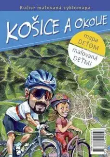 Košice a okolie - ručne maľovaná cyklomapa 2019