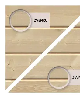 Drevený záhradný domček s prístavkom 415 x 214 cm Dekorhome