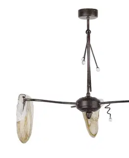 Závesná stropná lampa 3x40W G9 patina Magma