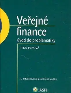 Veřejné finance - Jitka Peková
