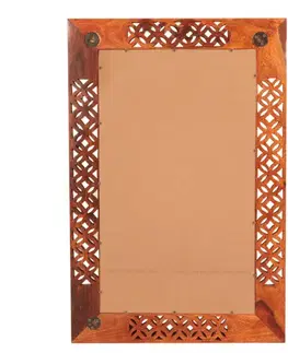 Zrkadlo Mira 60x90 indický masív palisander
