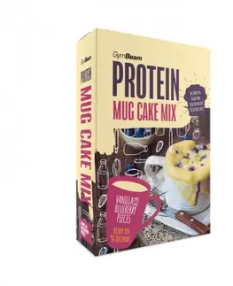 GymBeam Protein Mug Cake Mix 500 g vanilka s kúskami čučoriedok