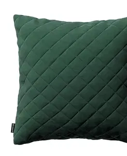 Dekoria Obliečka Kinga pikovaná 43 x 43 cm, Mørkegrøn, 43 x 43 cm, Velvet, 704-25