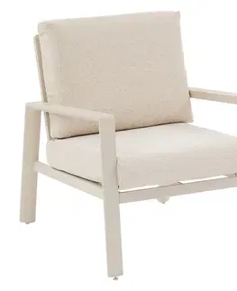 DEOKORK Hliníkové kreslo MANISSA (ivory)