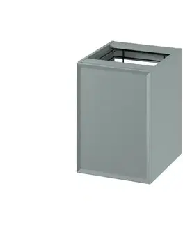 Cersanit S1022-010 - Závesná kúpeľňová skrinka s košom na bielizeň MILLE 40x45 cm mintová S1022-010