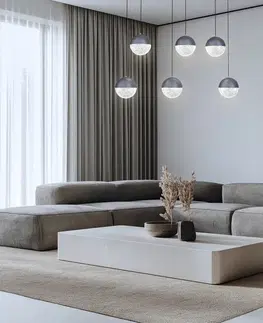 Závesná stropná lampa Apeti Furni čierna 4000K