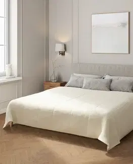 Dekoria Zamatový prehoz Velvet, OffWhite, Velvet, 704-10